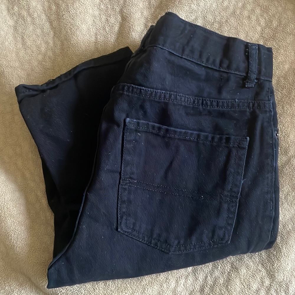 Childrens place boys black skinny jeans size 16